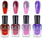 Temperature Colour Changing Nail Polish Set,Quick Drying Long-Lasting Glitter Nail Varnish Sets,Rainbow Chameleon Colour Mood Chameleon Long Lasting Glossy Nail Polish Kit - Without Use UV Lamp