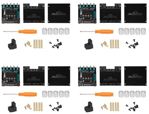 ISKDJBJG 4X -TB21 TPA3116D2 Bluetooth 5.0 Amplificateur de Caisson de Basses 50WX2 + 100W 2.1 Canaux Amplificateur Audio StéRéO