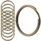 SOFPLATE 1 boîte de 60 Porte Clés Plats Fendus en Bronze Que Anneaux de Porte Clés en Métal de 1 Pouces Ronds Circulaires en Fer Double Boucle Ouverte Clips pour Clés de Maison de Voiture Porte Clés