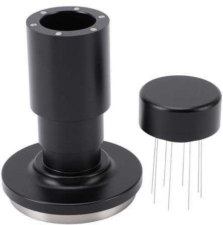 ACOUTO 58 Mm Kaffeestamper 2 in SUS Stainl Stahl 30 Lb SP Laded Calibrated Manper mit Kaffee -Verteilungswerkzeug für C Home Loaded Design Sicherheitsgrößte Tamp A Force 30