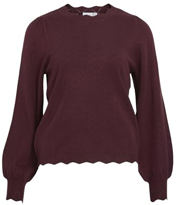 Viemi O-Neck L/S Knit Top/TES
