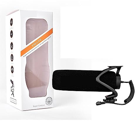 WDWDW Kit de Carte Son CVM-V30LITE Microphone d'appareil Photo Microphone Reflex numérique supercardioïde Micro Canon à Faible Bruit Configuration de Studio pour l'enregistrement de Musique