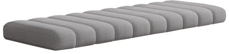 DUOLEH Sitzpolster für Innenmöbel Erkerfensterkissen Sitzmatte,100x30x4.5cm | mit rutschfester Unterseite, Sofa-Renovierungskissen mit Reißverschluss, waschbares Schaukelkissen, Schuhbank, Esszimmerstuhl