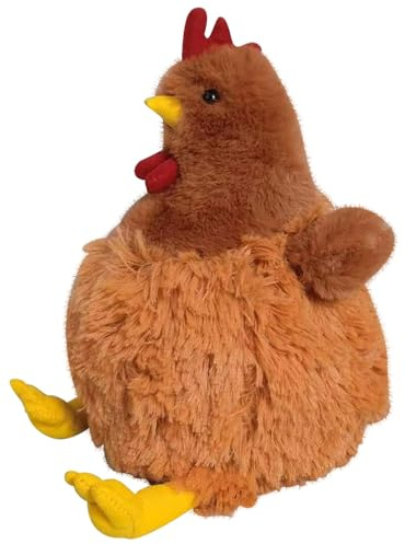 Mineup Huhn Kuscheltier, 23cm Plüschtier Stofftier Huhn, Kuscheltier Huh, Simuliertes Tier Huh Kuscheltie, Realistische Plüschspie, Geflügel Spielzeug Geschenk Für Weihnachten Ostergeschenk