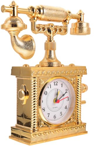 MAGICLULU Vintage Telefonmodell aus Abs Kompakt und Leicht Retro Dekoration für Büro und Zuhause Vintage Telefonspielzeug als Nostalgische Schreibtischdeko
