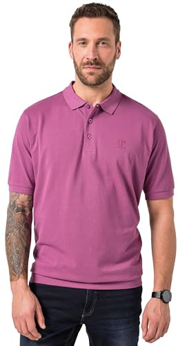 JP 1880 Herren Poloshirt helle Beere 5XL