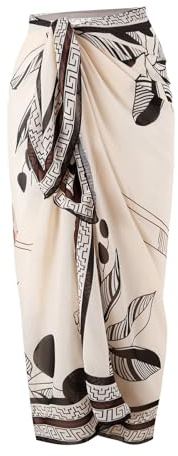 Pareo Donna Spiaggia Sarong Panno Donna Telo Mare Vestito Lungo Vestito Da Spiaggia Vestito Estivo Bikini Gonna Da Spiaggia Con Fibbia Sarong Gonna Da Spiaggia Wear Copertura Costumi