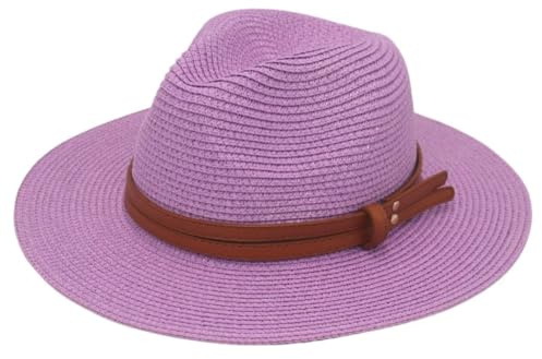 CHENWEIHAI Sonnenhut Strohhut Hut Stroh Sonnenhut Panama Mützen Gestrickte Mütze Atmungsaktive Jazz Mütze Strohhut Strandmützen
