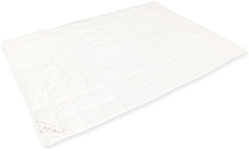 Como Sommerbettdecke 60% Leinen 40% Wildseide Bezug 100% Baumwolle 135x200 | OEKO-TEX STANDARD 100, bei 30°C waschbar, atmungsaktiv, trocknergeeignet, kühlend & feuchtigkeitsregulierend, Sommerdecke