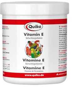 Quiko Vitamin E 350g - Ergänzungsfutter für Kanarien, Sittiche und Ziervögel