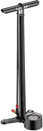 LEZYNE Unisex-Adult CNC Floor Drive Schwarz-glänzend 220psi, 63, 5cm, 1-fp-cncdr-v504 Standluftpumpe, 63.5 cm