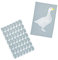 KitchenCraft 'Goose' 100% Cotton Printed Bird Tea Towels, 70 x 47 cm - Grey / White (Set of 2)