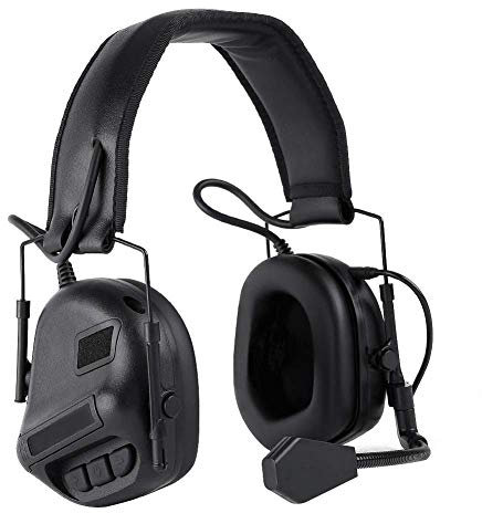 Lejie Écouteur anti-bruit de sécurité tactique Casques pour la chasse au paintball militaire
