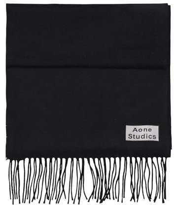 Qianlei Sciarpa Donna Cashmere Pure Black Cashmere Shawl Ladies Bufandas Gruesas de Borla Suave Para Todas las Estaciones