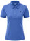 YSENTO Damen Golf Shirts Kurzarm Poloshirt Schnelltrocknend Leichte Polohemd Sport Tennis Sommershirt mit Kragen(Blau,L)