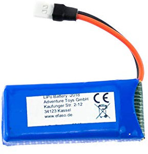 efaso Akku 3,7V 500mAh Li-Po für Hubsan S39 Ersatzakku