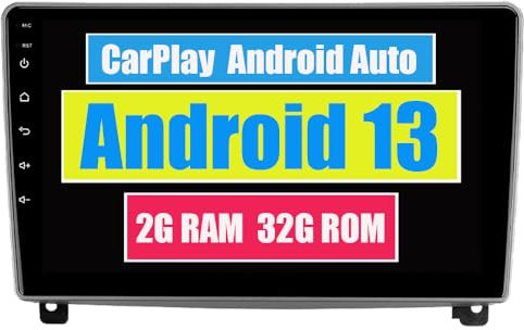 RoverOne Coche Radio GPS para Peugeot 407 2004 2005 2006 2007 2008 2009 2010 con Multimedia Android Navegación Estéreo Pantalla Táctil Bluetooth WiFi CarPlay