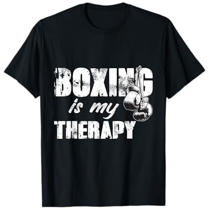 Lustiges Boxer Boxing is my Therapy Boxsport T-Shirt