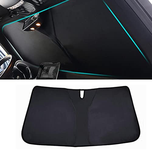 YXNVK Apto para Citroen C4 Grand Picasso 7Seats 2017-2022, parasol para parabrisas plegable, parasol para coche, negro