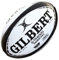 World Rugby Shop X Gilbert G-TR4000 Rugbyball, Größe 4, strapazierfähig, dreieckige Oberfläche, 3-lagige Konstruktion, Schwarz