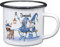 Feenstaub Emaille Tasse, personalisierte Weihnachtstasse, Emaille Tasse personalisiert mit Namen, Weihnachtsgnom, Tasse Weihnachten, Namenstasse personalisiert, Idee Weihnachtsgeschenke