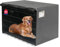 HiCaptain Funda para jaula de perro de 36 pulgadas con bolsillo para tarjetas, poliéster resistente al viento, funda para perrera de mascotas, ajuste universal para 1 o 2 puertas, caja de alambre