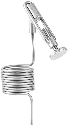 OUSIKA Brauprobenspule, 304 Edelstahl Bierbrauprobenventilspule Entschäumer Homebrew Fermenter Zubehör for die Weinherstellung in der Küche zu Hause Zapfanlagen