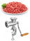Plplaaoo Tritacarne manuale,Tritacarne a mano in acciaio inossidabile,Macinacarne manuale in lega di alluminio per la casa,Ristorante della cucina,Macelleria