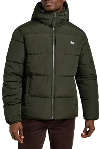 Lee Herren Puffer Jacket, Olive Night, XXL