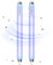 BrightArk BL T8 10W Neon per Zanzariera Elettrica, Lampadina Antizanzare UV 13in Lampade di Ricambio per Lampada Antizanzare/Zanzare Elettrico, 2-Pack
