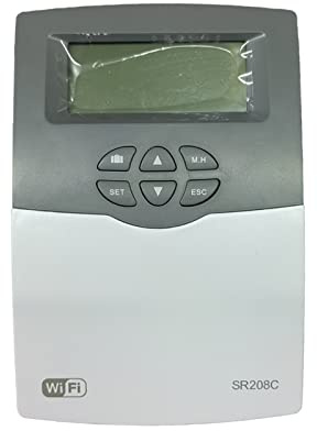 Solarregler SR208C Solarwasser-Wärmeregler WIFI-Fernbedienung Optional AC100-240 for Solarheizungssystem MPPT-Solarladeregler(Wifi SR208C)