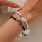 Ruzister 2 BFF-Armbänder, passende Schmetterlingsarmbänder, Freundschaftsarmbänder, verstellbares Armband für beste Freunde, Freundschaftsarmbänder mit Anhängern
