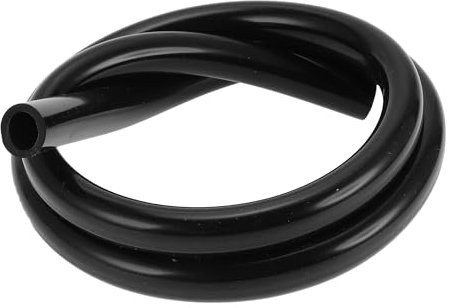 HEROFFIX 1Pc De Tuyau De Silicone Pour Air Et Eau Haute Température Ligne De Vide Automobile 4Ft 9/16 14Mm Id 3Mm D'Épaisseur Silicone Noir