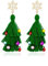 Weihnachtsohrringe, Weihnachtsohrringe Damen, Baumeln Ohrringe, Kreativ Weihnachten Ohrringe, Weihnachts Ohrringe Kinder, Ohrringe für Damen, Weihnachtsdekorationen für Mädchen und Frauen (A)