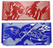 Limitado para placas frontales extra de repuesto de cubierta transparente PKM rubí y zafiro, para nueva consola de juegos de mano pequeña 3DS, juego de carcasas exteriores semitransparentes rojas y