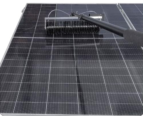 Brosse De Nettoyage De Panneau Solaire éTanche, Nettoyeur De Panneau Solaire, Brosse Rotative De Lavage De Panneaux PhotovoltaïQues Et Solaires, Kit De Nettoyage De Vitres,5.5M