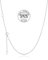 Silvora Damen Silberkette 1.5mm breit Dünne Panzerkette Damen Silber 925 ohne Anhänger Kubanische Gliederkette Herren Frauen Halsreif 55cm+5cm lang Halskette