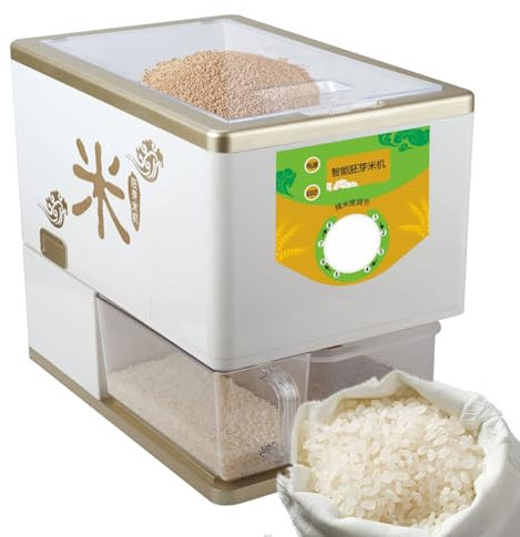 ExoticaBlend Household Rice Milling Machine, 250-500g/ Min Rice Husking Machine Peeling Rice Dehuller, 350W High Speed Electric Rice MillingMachine Mill Grinder for Home and Professional Use