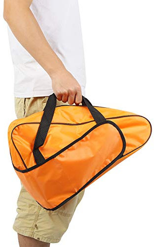 Ailgely Tragbare Kettensägen-Tragetasche, Schutzhülle aus Oxford-Stoff, Kettensägen-Schutztasche, Leuchtendes Orange, Einfach, Großzügig, Spart Säge, Geeignet für Garten und Außenbereich