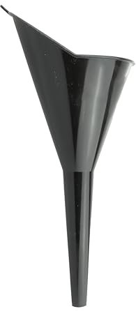 Long angled funnel, oil funnel, fuel funnel, AdBlue funnel, petrol funnel, water funnel, mesh filter, car funnel, spill-free, durable funnel, fluid transfer, multipurpose garage tool, workshop funnel