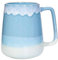 Tazza da caffè in ceramica da 700 ml con grande manico, tazza da caffè grande smaltata in forno fatta a mano, tazza da tè, tazza originale (Azzurro)