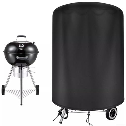 Wasserdichte Grillabdeckung für Weber 57 cm für Raweao Wasserkocher runde Grillabdeckung lang anhaltende Verteidigung gegen Wetterbedingungen