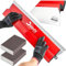 DELPHI Spatule de surface 100 cm/1000 mm Lame interchangeable en acier inoxydable 0,3 mm Outil de spatule pour grand espace de travail Décoration murale Outil de construction avec 2 éponges abrasives