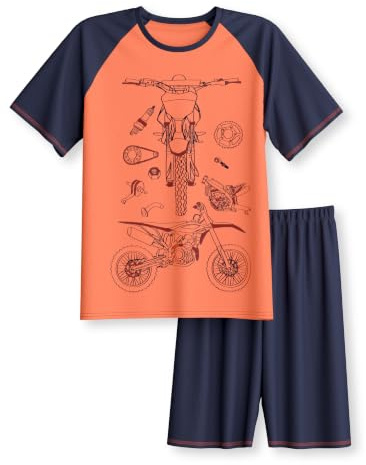 CALIDA Kids Kurz-Pyjama Kinder | Schlafanzug aus hochwertiger Baumwolle, atmungsaktiv, pflegeleicht