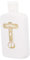 TOGEVAL Bouteille Eau Bénite Rechargeable avec Croix Décorative Récipient Vide pour Sacrements Chrétiens et Décorations Église