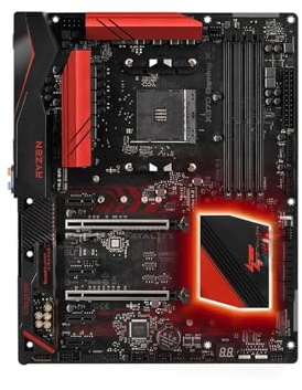 WLTDYZZLDN Scheda Madre Fit for ASRock Fatal1ty X370 Gaming X con chipset AM4 X370 Che Supporta processori Ryzen/DDR4 Dual-Channel da 64 GB/PCIe M.2 Motherboard