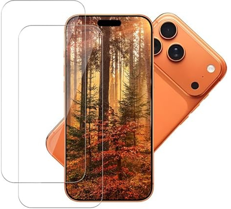 Banuyaw für 2 Stück Schutz Folie iPhone 17 Pro Max Panzerglas, für Displayschutz iPhone 17 Pro Max 5G Schutzfolie, 9H Kratzfest Glas HD Clear Schutzglas Panzerfolie