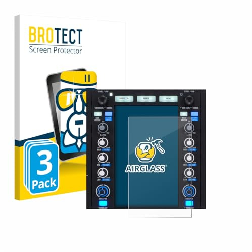 BROTECT Schutzglas für Rane System One | 3 Stück Transparenter Displayschutz Made in Germany Schutzfolie Panzer Folie Glas 9H Anti-Fingerprint Einfache Montage Clear
