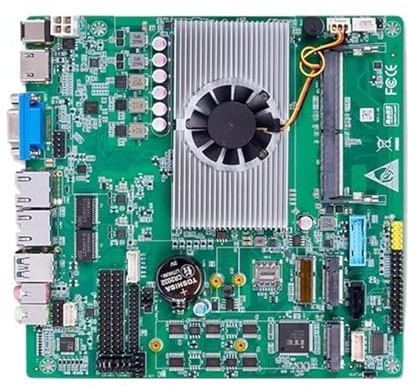 Scheda madre N100 N150 mini ITX doppia rete 6 porte seriali 17x17 macchina all-in-one di controllo industriale(N100)