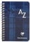 Clairefontaine 68599C Registbuch (mit Spiralbindung, kariert, 9,5 x 14 cm, 50 Blatt) 1 Stück farbig sortiert